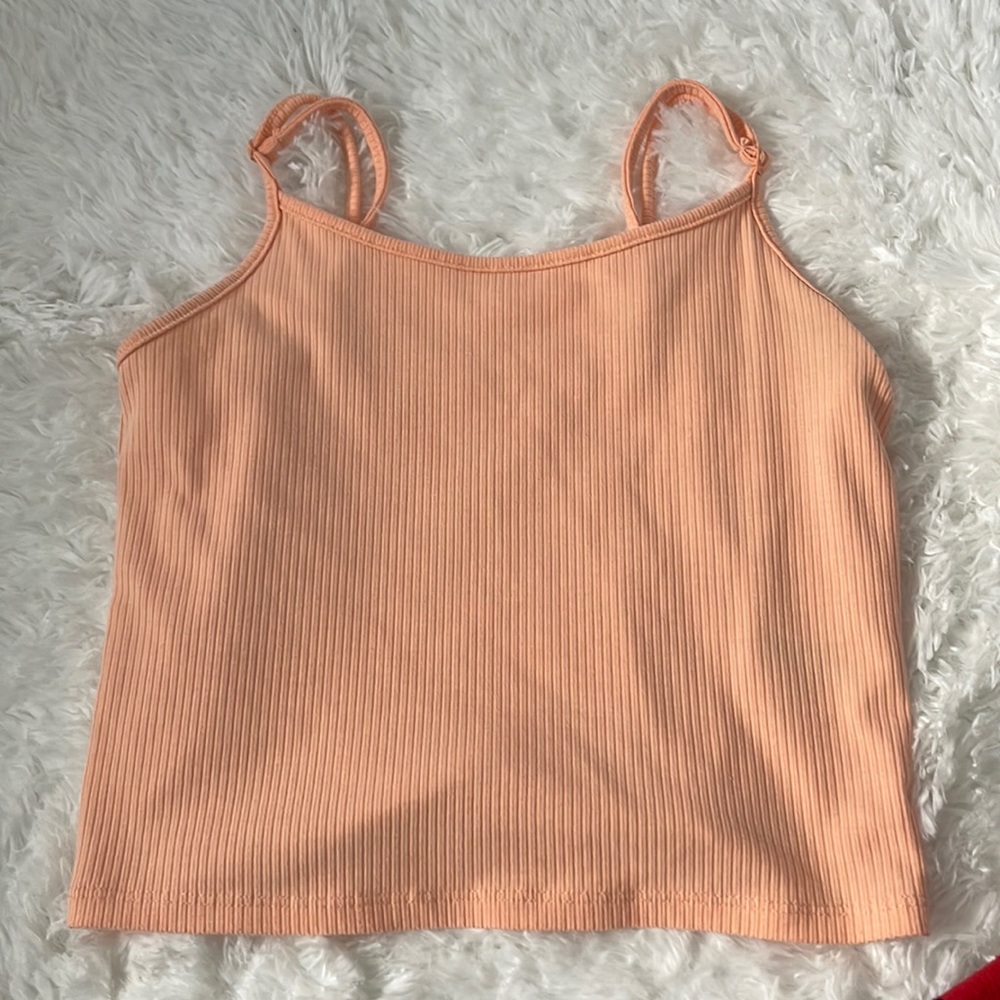 American eagle Bubblegum pink cropped cami